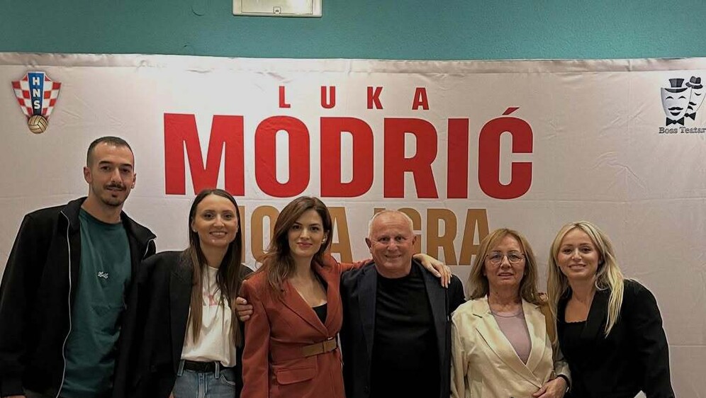 Obitelj Modrić na predstavi ''Luka Modrić: Moja igra'' - 2