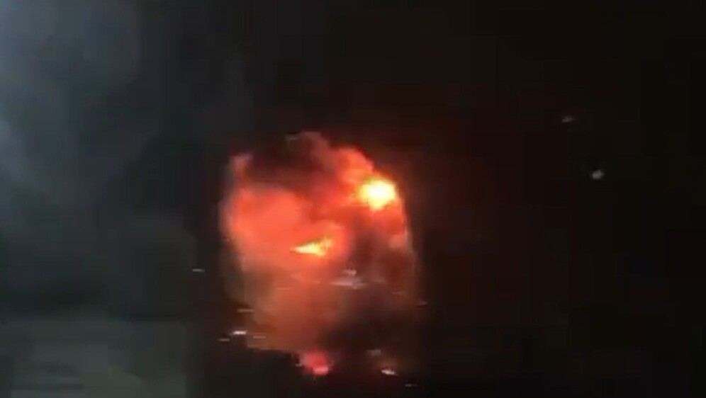 Eksplozija u ruskoj tvornici, screenshot