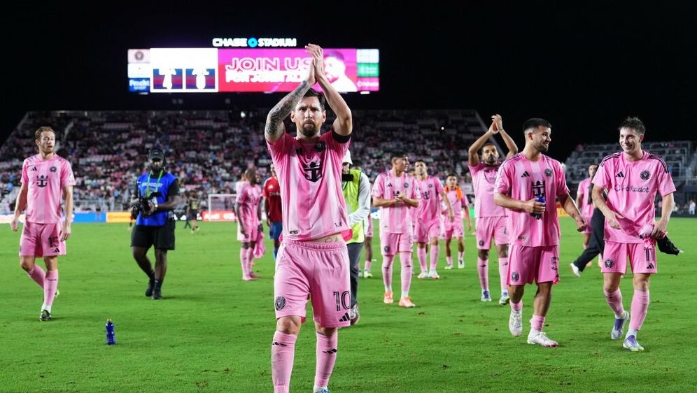 Lionel Messi i igrači Intera iz Miamija