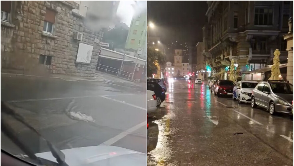 Obilna kiša u Rijeci