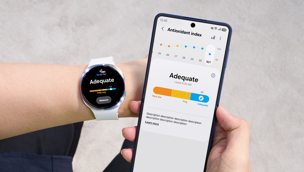 Antioksidativni indeks na Galaxy Watch8