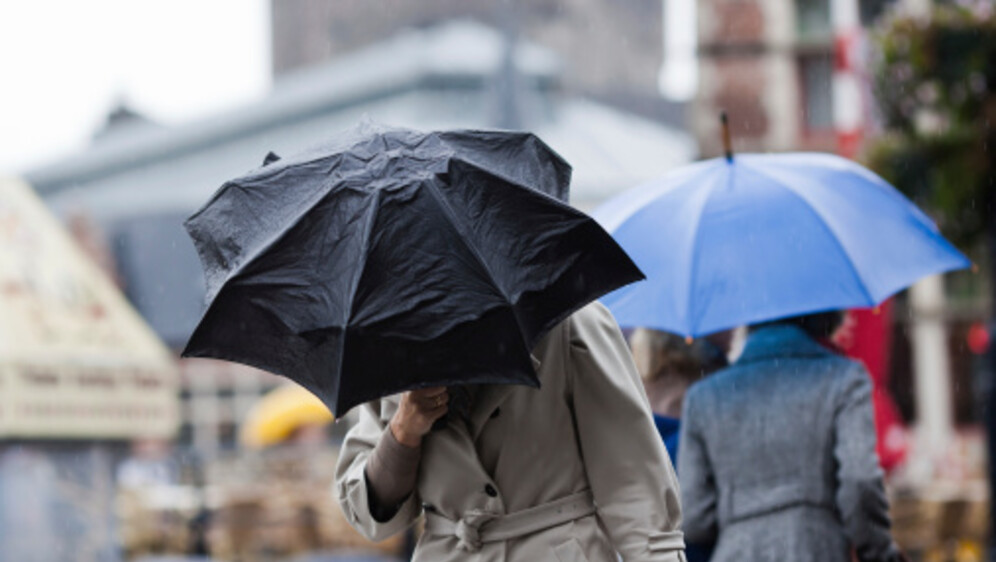 Kiša i vjetar, ilustracija