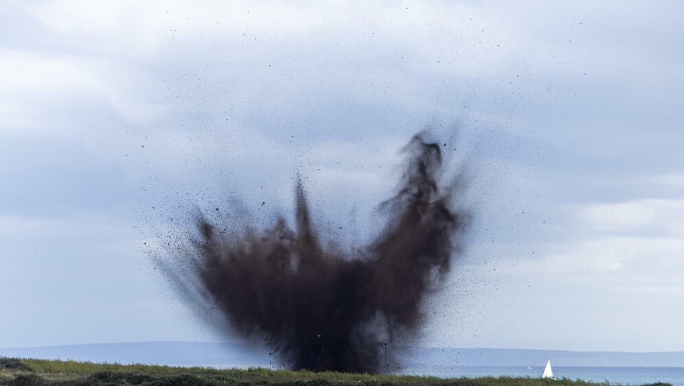 Uništena bomba koja je nađena kod Pule