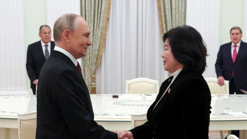 Vladimir Putin i Choe Son Hui