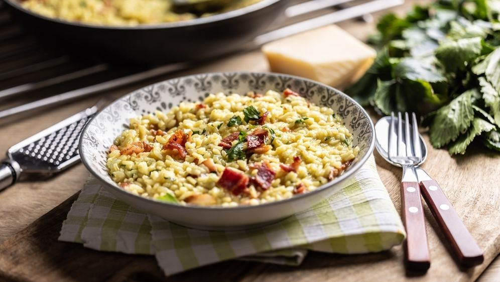 Rižoto od pancete i gljiva