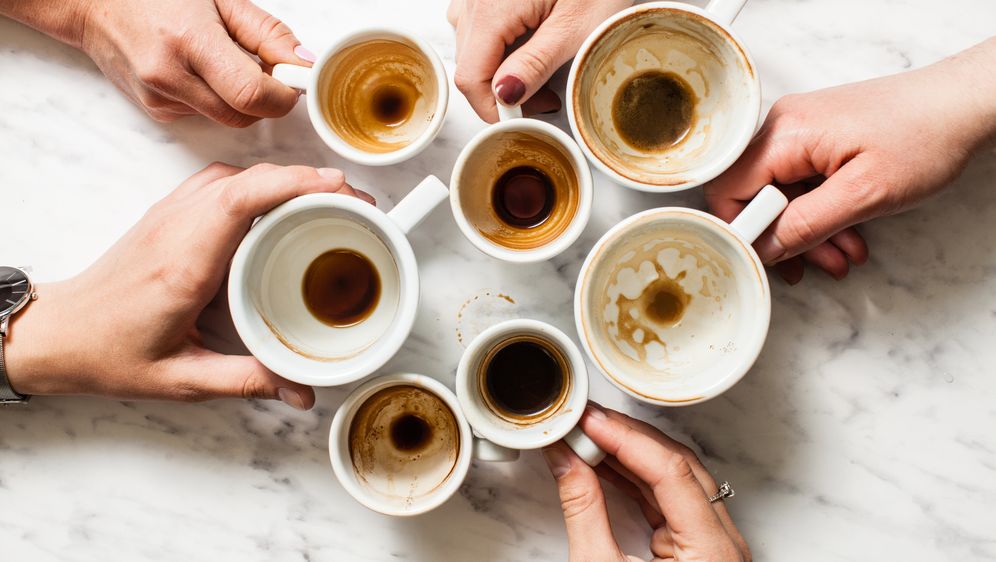 Šalice kave, ilustracija