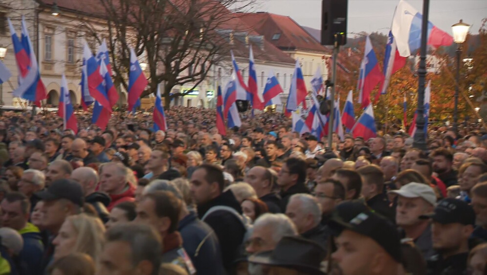Prosvjed u Sloveniji - 1
