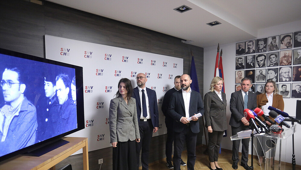 SNV održao konferenciju za medije o okruglom stolu o Jasenovcu - 1