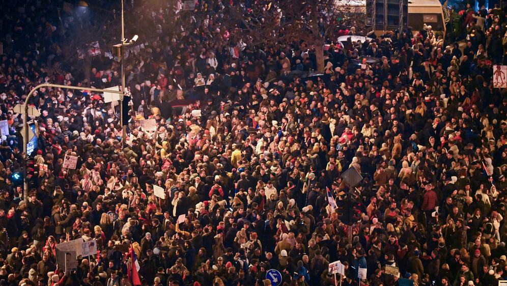 Prosvjed u Novom Sadu