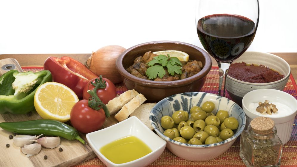 Mediteranska prehrana, ilustracija