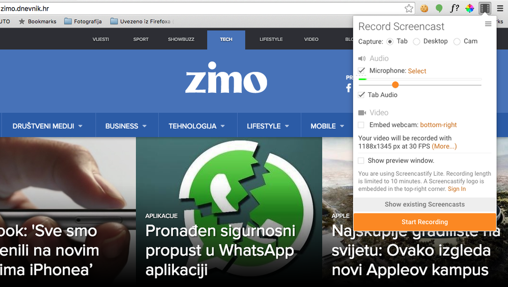 Nikad lakše snimanje zaslona i upload na YouTube uz novu Chrome ekstenziju