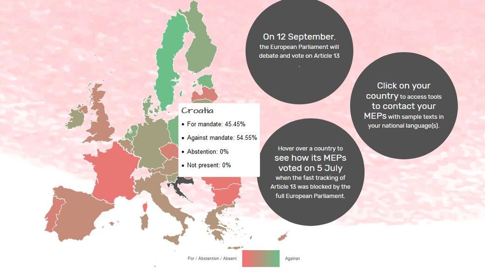 Hrvatski europarlamentarci i članak 13 (Foto: Screenshot)