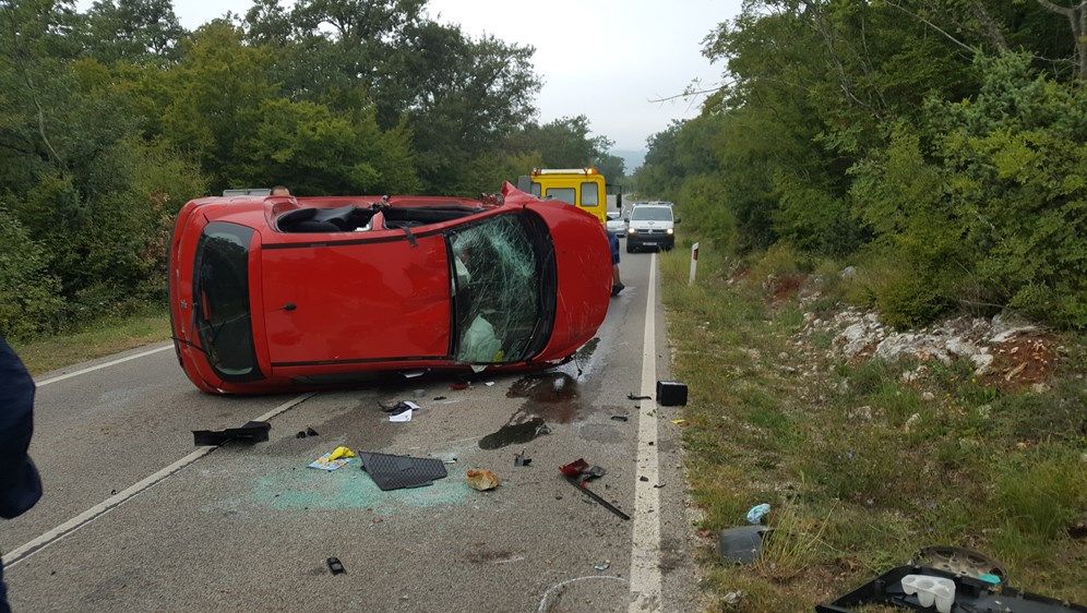 Prometna nesreća u Istri (Foto: Danilo Memedović/Glas Istre)