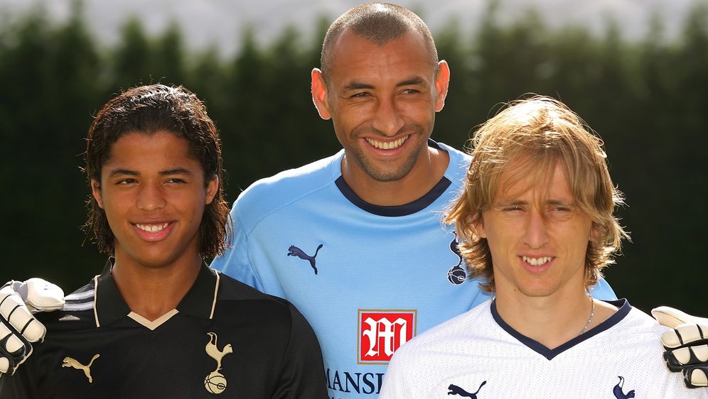 Predstavljanje Tottenhamovih pojačanja 2008. - Giovani dos Santos, Heurelho Gomes i Luka Modrić (Foto: AFP)