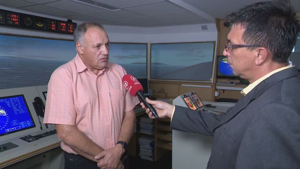 Damir Zec, profesor sigurnosti na moru (PFRI), i Marko Balen (Foto: Dnevnik.hr)