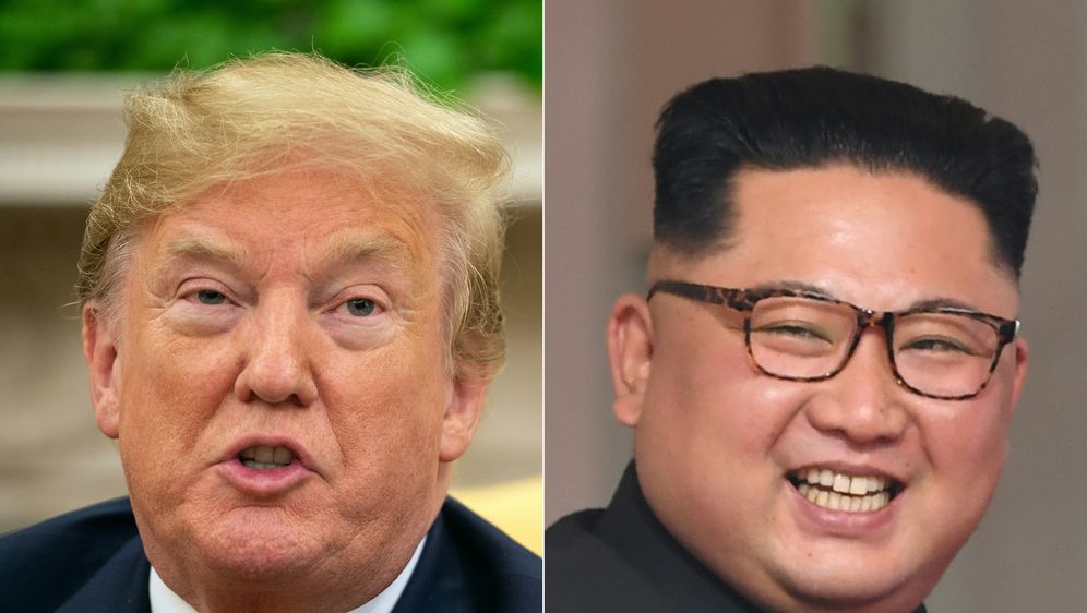 Donald Trump i Kim Jong Un (Foto: NICHOLAS KAMM, SAUL LOEB / AFP)