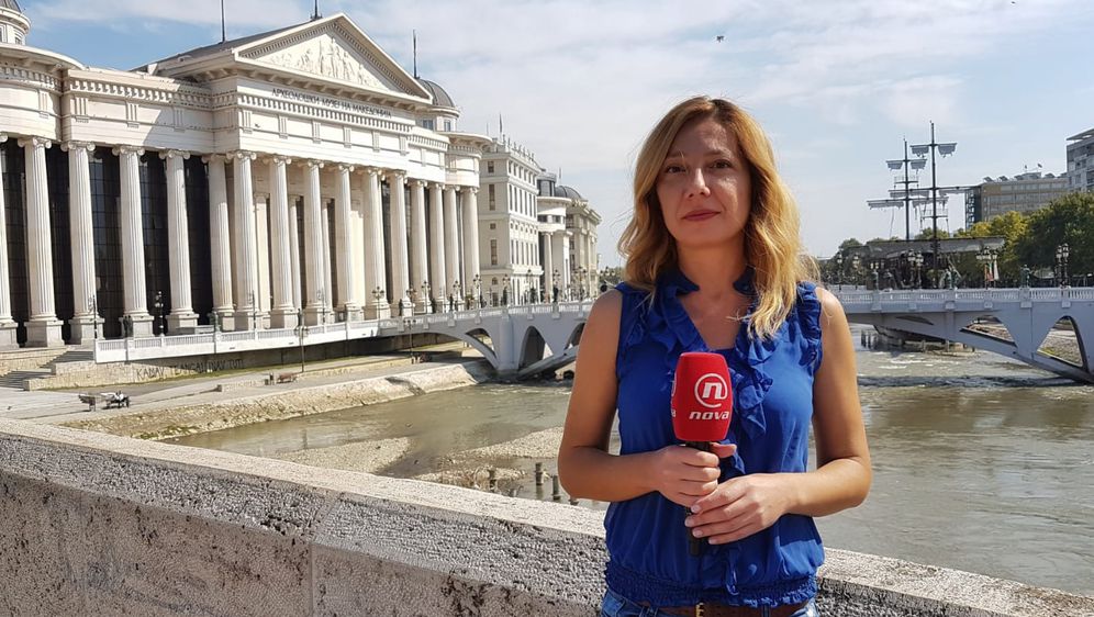 Katarina Alvir prati referendum u Makedonij (Foto: Dnevnik.hr)