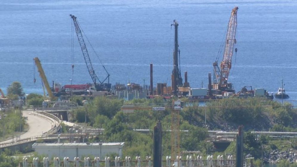 Pristanište za plutajući LNG terminal (Foto: Dnevnik.hr)