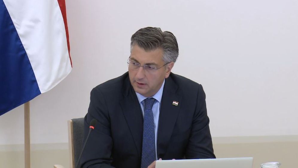 Premijer Andrej Plenković na sjednici Vlade (Foto: Dnevnik.hr)