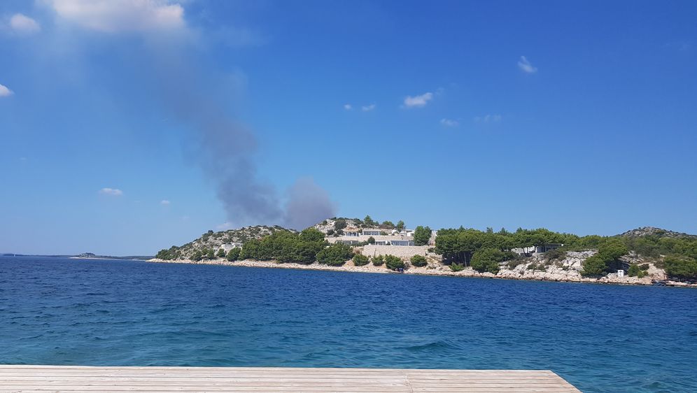 Požar kod Biograda na Moru (Foto: Dnevnik.hr)