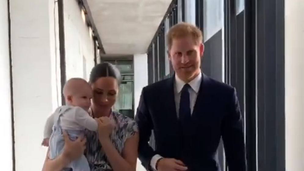 Meghan Markle, princ Harry i Archie (Foto: Instagram)