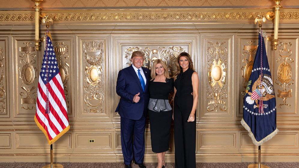 Kolinda Grabar-Kitarović s Donaldom i Melanijom Trump (Foto: White House)