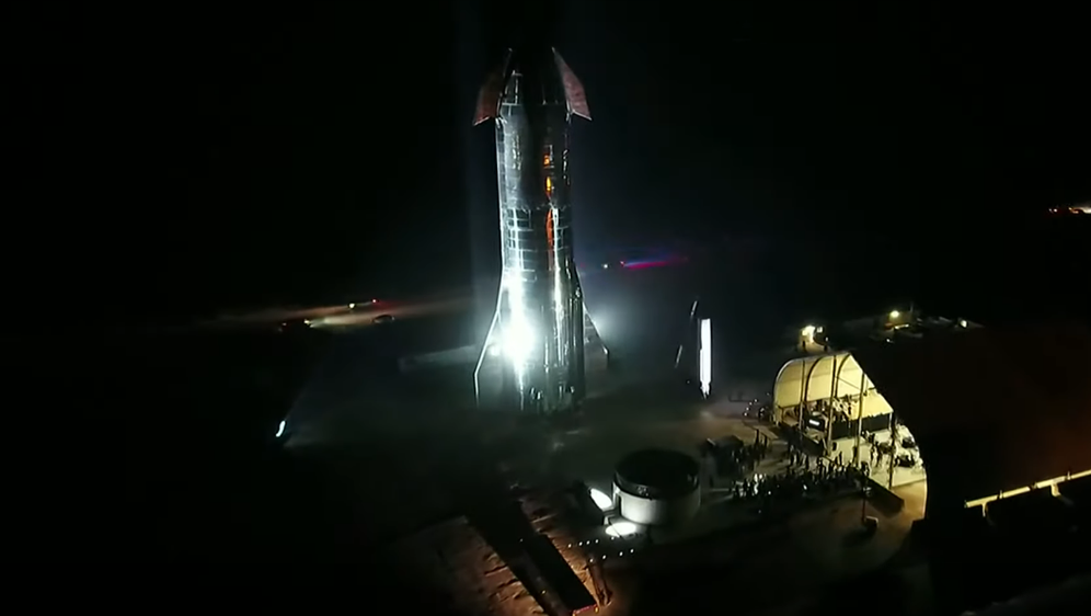 Starship Mark 1 (Screenshot: SpaceX/YouTube)