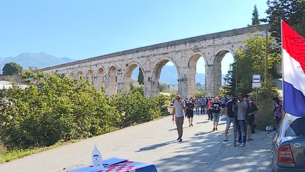 Prosvjed zbog oštećenja Dioklecijanova akvadukta - 3
