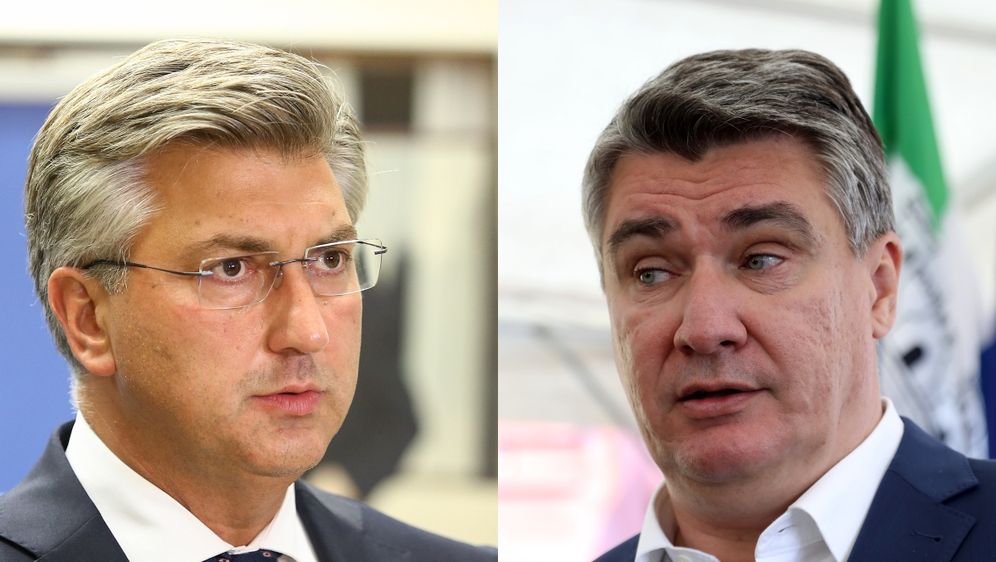 Andrej Plenković i Zoran Milanović