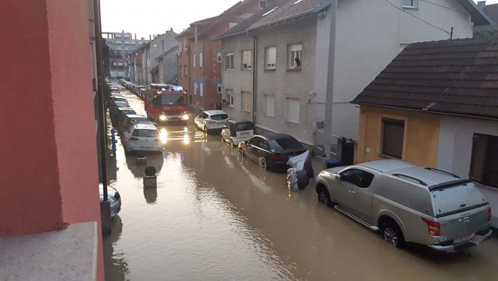 Poplavljena Selska u Zagrebu - 1