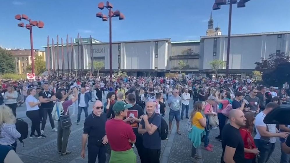 Korona prosvjed u Ljubljani - 3