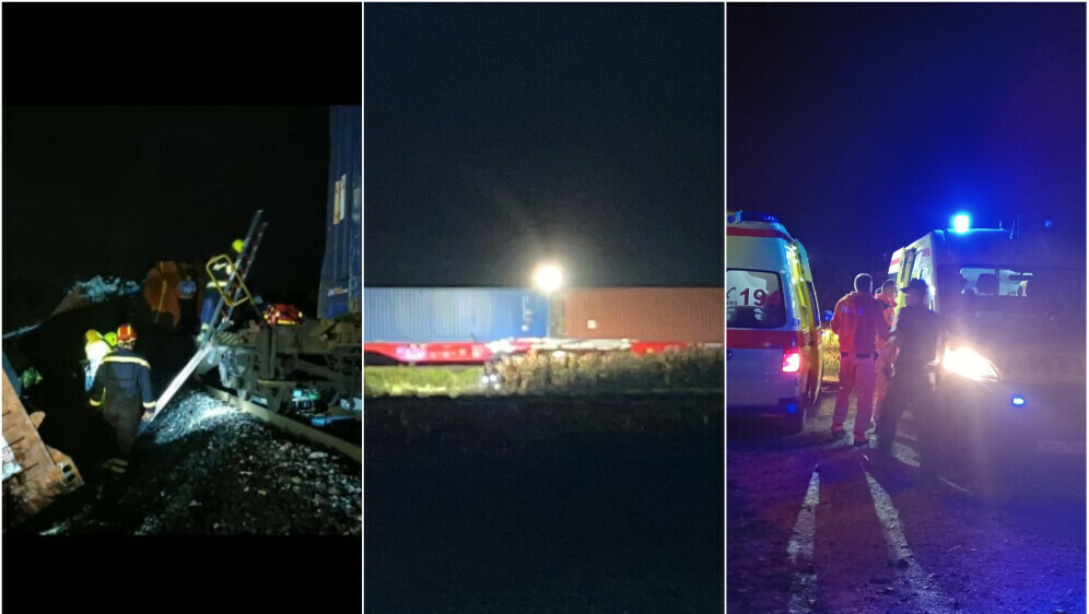 Sudar vlakova kod Novske