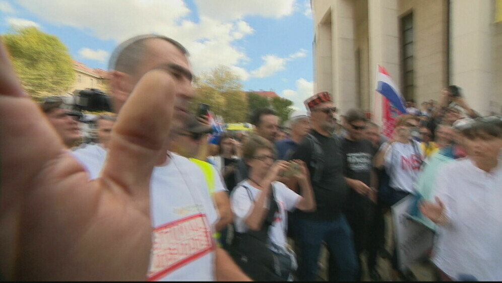 Prosvjed ispred središnjice HDZ-a - 1