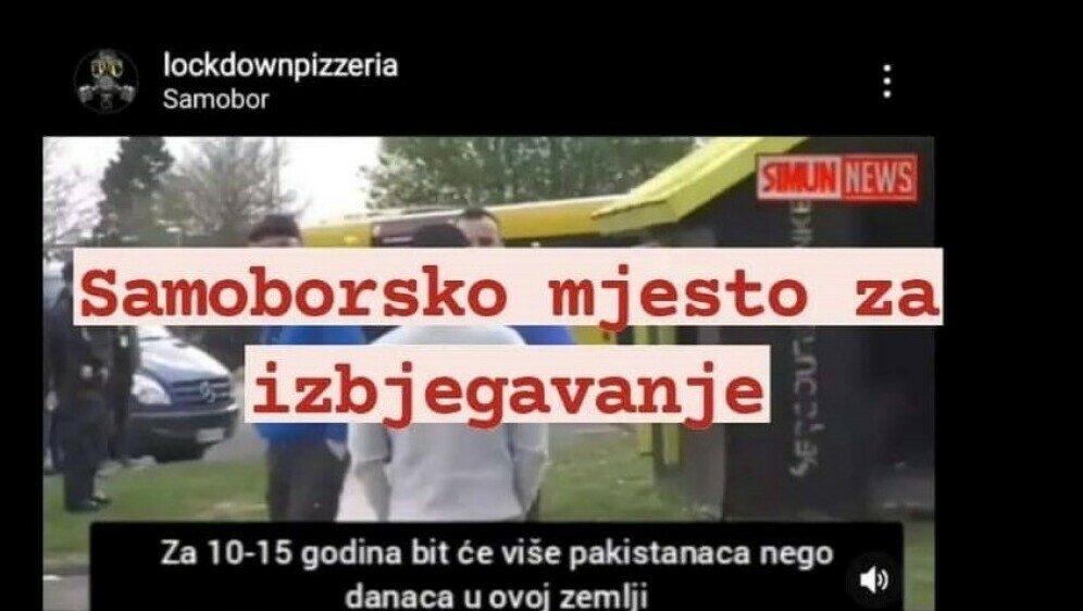 objava pizzerije na društvenim mrežama