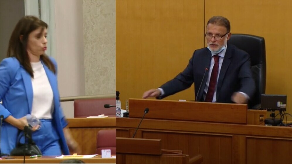 Katarina Peović i Gordan Jandroković