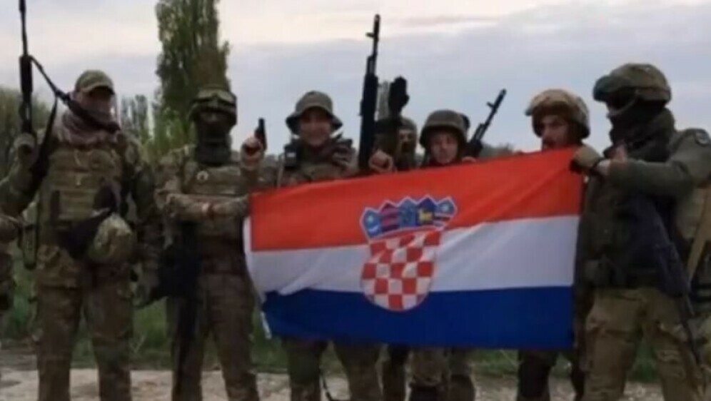 Hrvatska zastava u Ukrajini