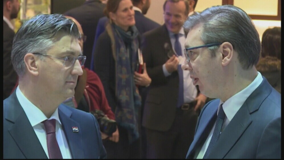 Andrej Plenković i Aleksandar Vučić