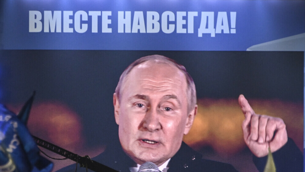 Vladimir Putin na skupu u Moskvi