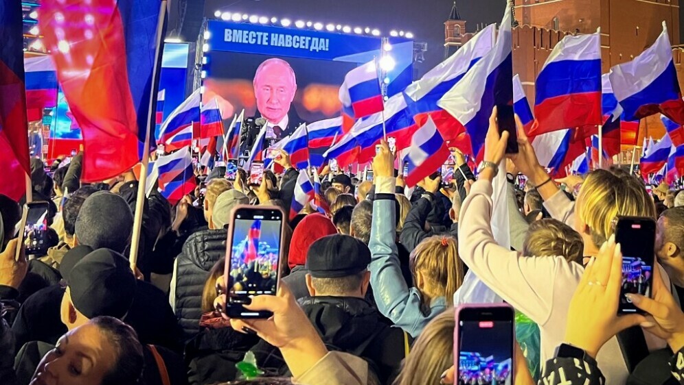 Slavlje u Moskvi nakon aneksije