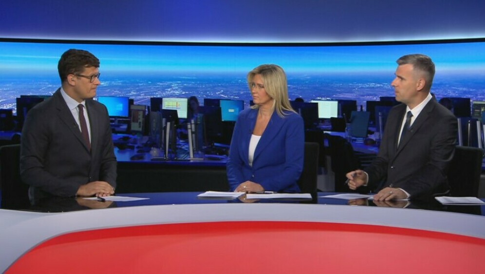 Hrvoje Krešić u studiju Dnevnika Nove TV - 4