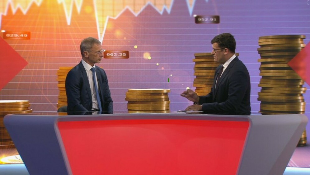 Boris Vujčić, guverner HNB-a u studiju Dnevnika Nove TV - 1