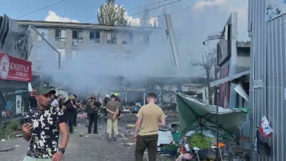 Smrtonosna eksplozija na tržnici u Kostjantinovki - 2