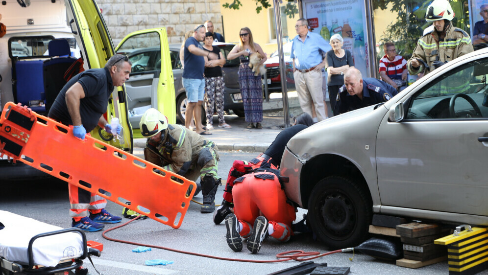 Prometna nesreća u Vukovarskoj ulici u Splitu - 1