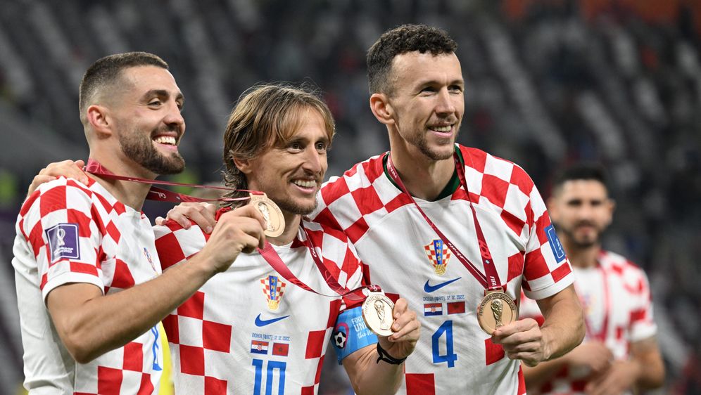 Mateo Kovačić, Luka Modrić i Ivan Perišić