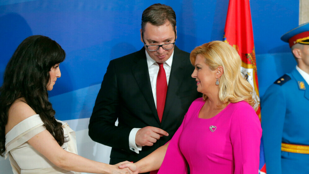 Aleksandar i Tamara Vučić,Kolinda Grabar-Kitarović