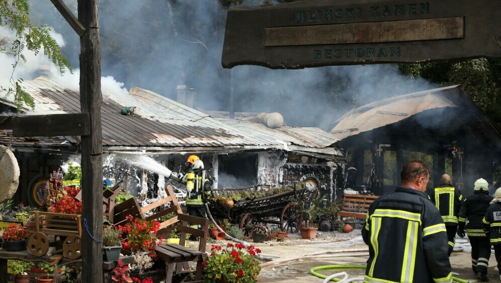 Požar u restoranu Mlinski kamen - 4