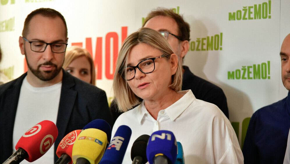 Premijerska kandidatkinja stranke Možemo! Sandra Benčić