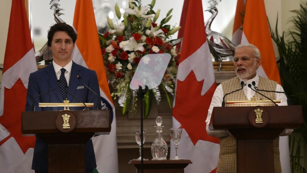 Kanadski premijer Justin Trudeau i indijski premijer Narendra Modi