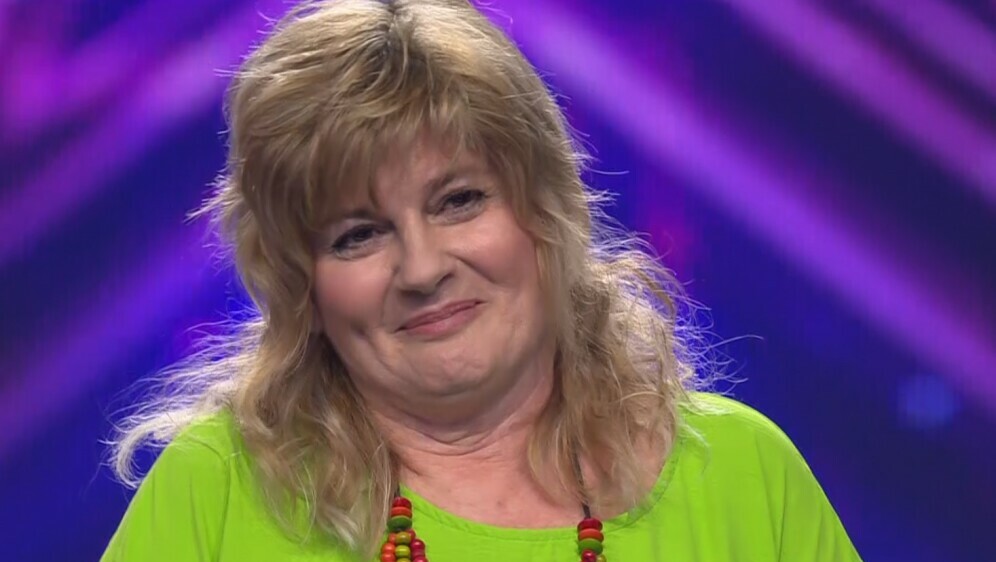 Sanja Dajčman Zahtila u prvoj emisiji showa Supertalent - 3