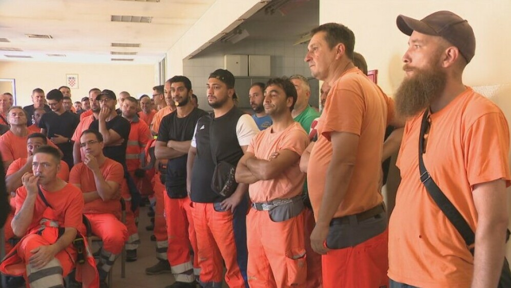 Štrajk radnika riječke Čistoće